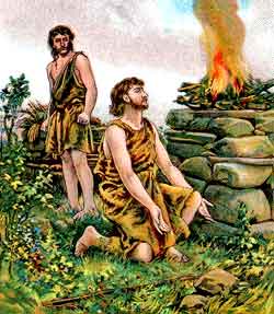 الرب يقبل ذبيحة هابيل اما تقدمة قايين فلم يقبلها