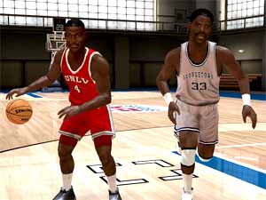 لاعبين لفريقين كرة السلة